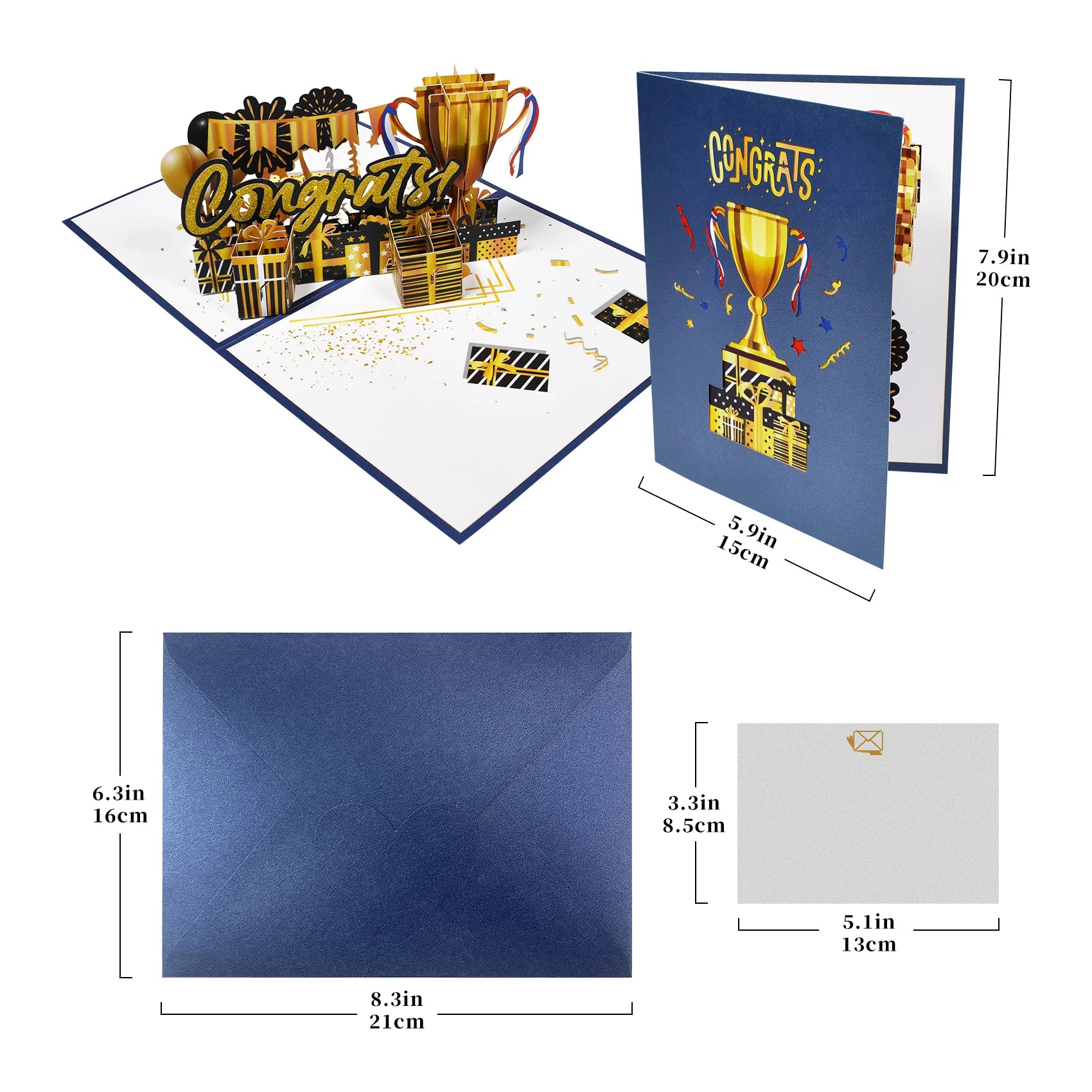 Pop Up Congratulations Sport Card, 3D Greeting Card